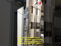 PLC HMI 지갑 조직 생산 라인 완전 자동 100 Bag/Min